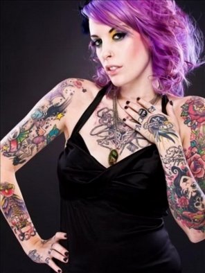 Hair Tattoo Shoulder Arm Beauty 