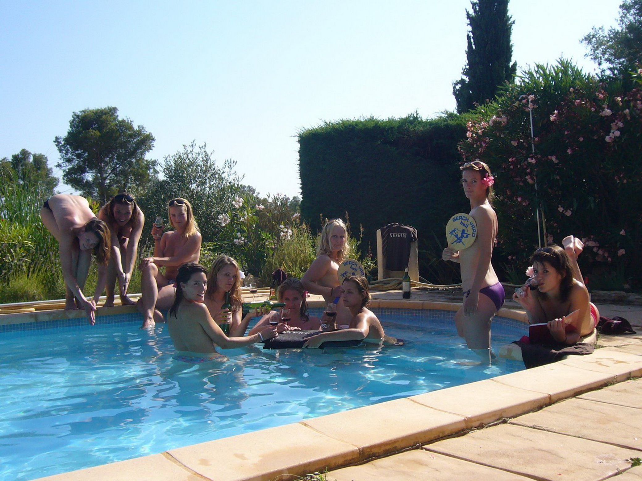#3 Nude Collegians Girls at a Pool Party