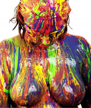 Splash in paint