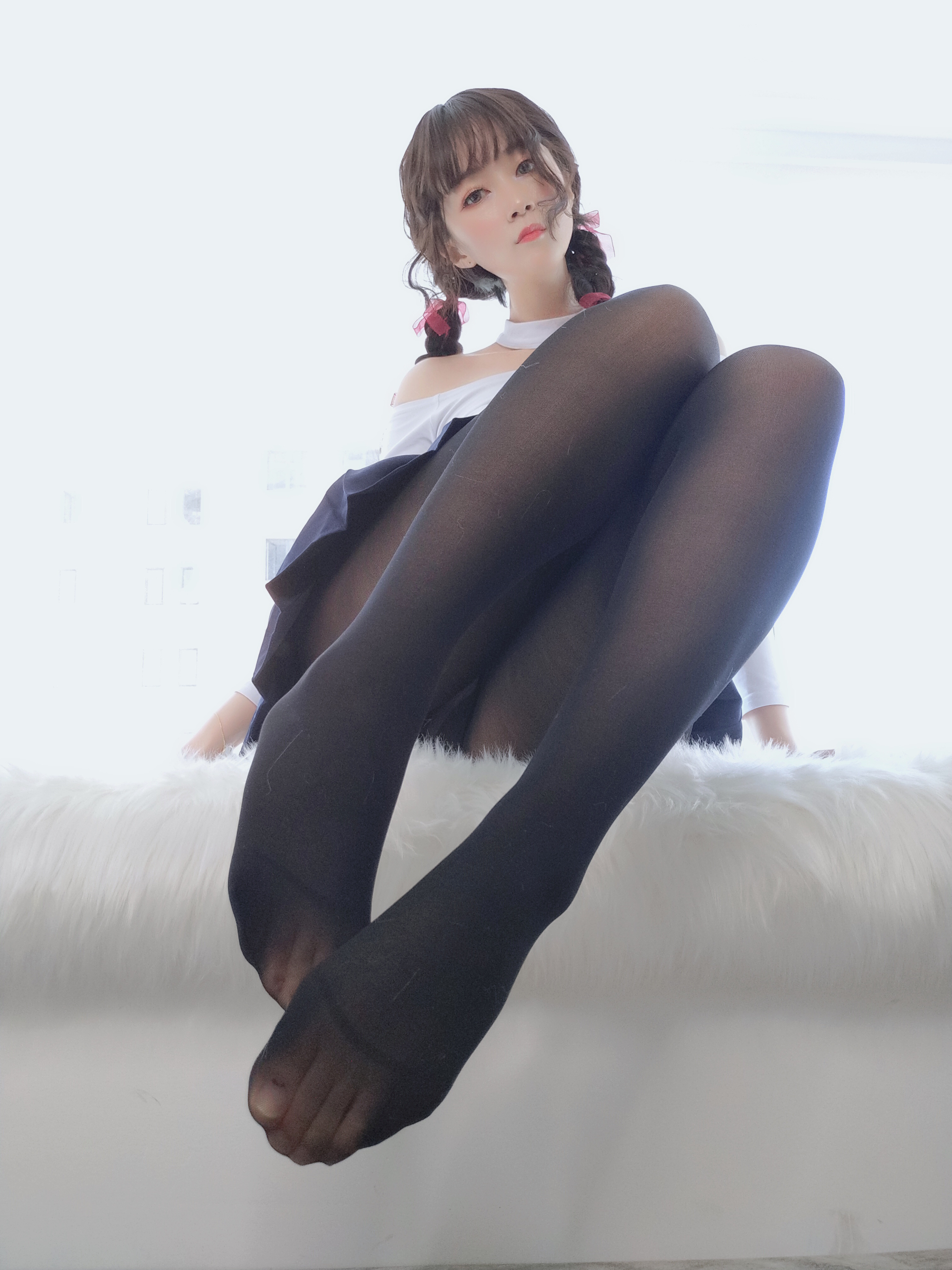 amateur photo Baiyin811 (白银81) - 邻家大姐姐的黑丝 (2)