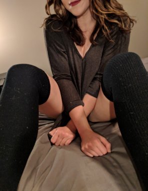 [Self] my cozy thigh highs