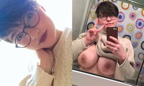 foto amateur Short Haired Tumblr Girl With Big Tits