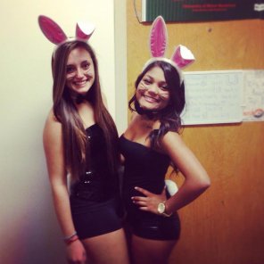 amateur pic Left bunny Right bunny