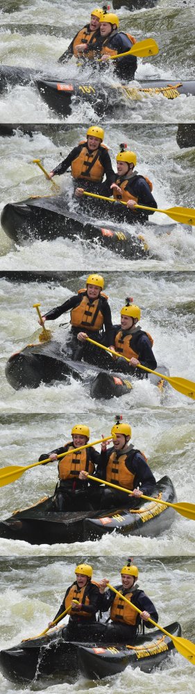 amateur photo My wife had so much fun white water rafting this weekend!