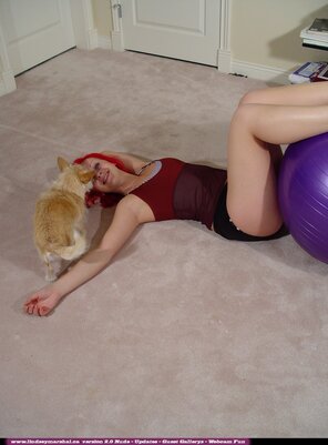 amateur pic normicawber - Lindsey Collection 3 - 0130 - exerciseball024