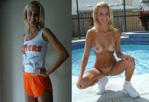 amateur pic Great body... not sure about a job at Hooter's though
