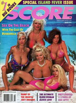 amateur pic TIFFANY TOWERS PIC491 SCORE SPECIAL ISLAND FEVER ISSUE MARCH 1993