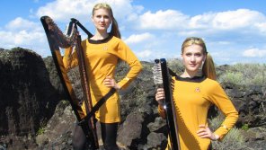 amateur pic The Harp Twins for Trekkies.