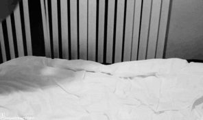amateur photo Jumping in to bed