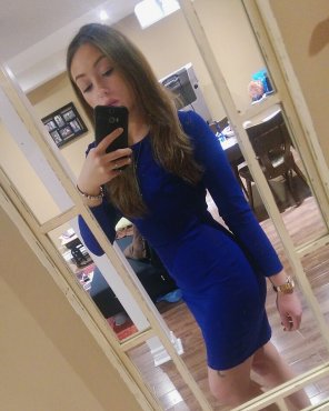 Little blue dress