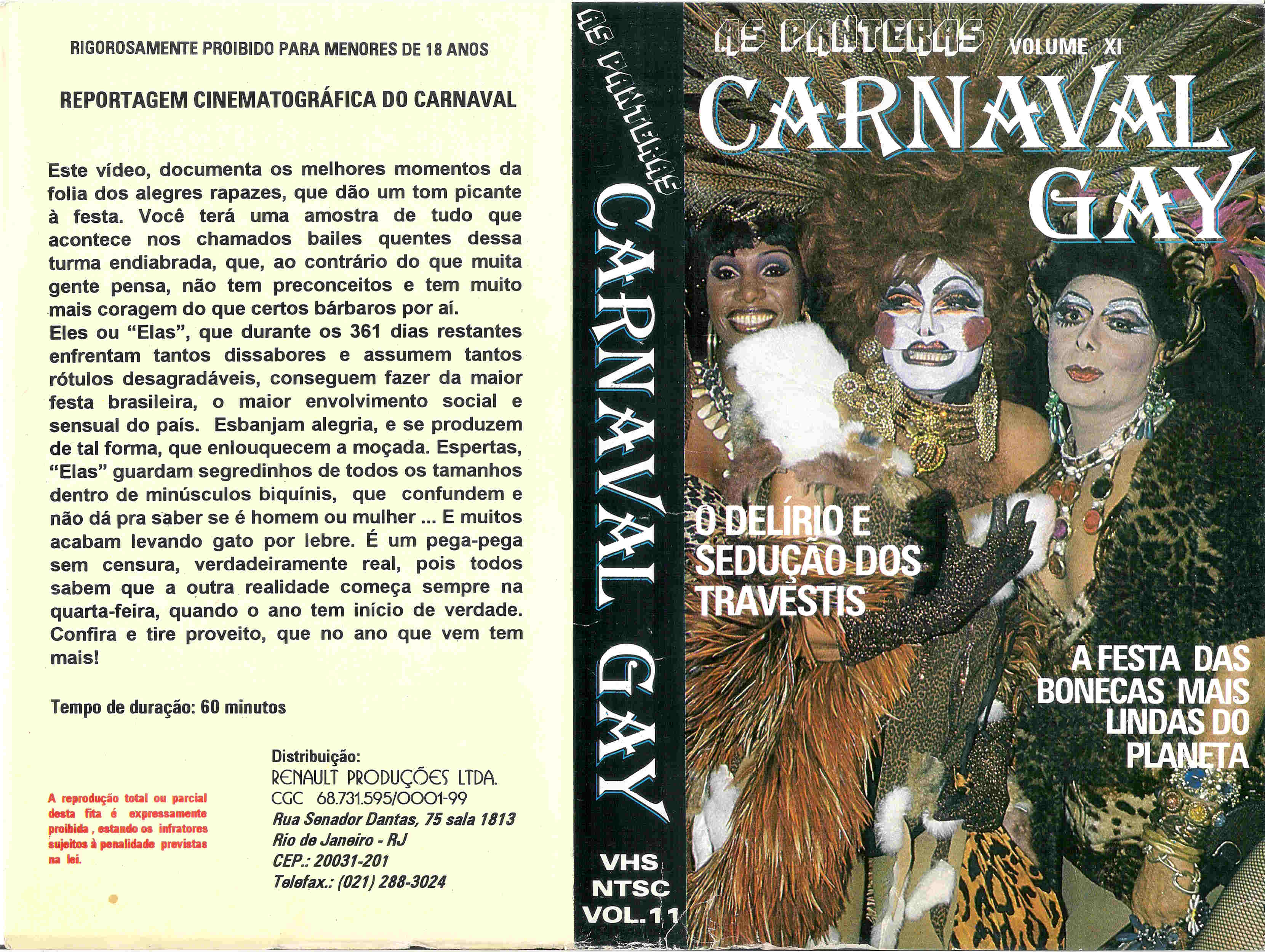 newbie listing RENAULT PRODUÇÕES - AS PANTERAS VOL.11 - CARNAVAL GAY