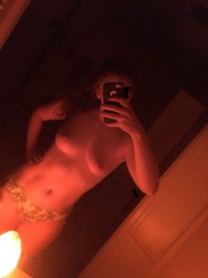 Eerie lighting and cute panties <3