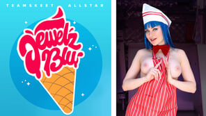 Saucy Jewelz Blu – Ice Cream Time – four photos