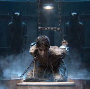 amateur photo Sofia Boutella chained in the new Mummy movie