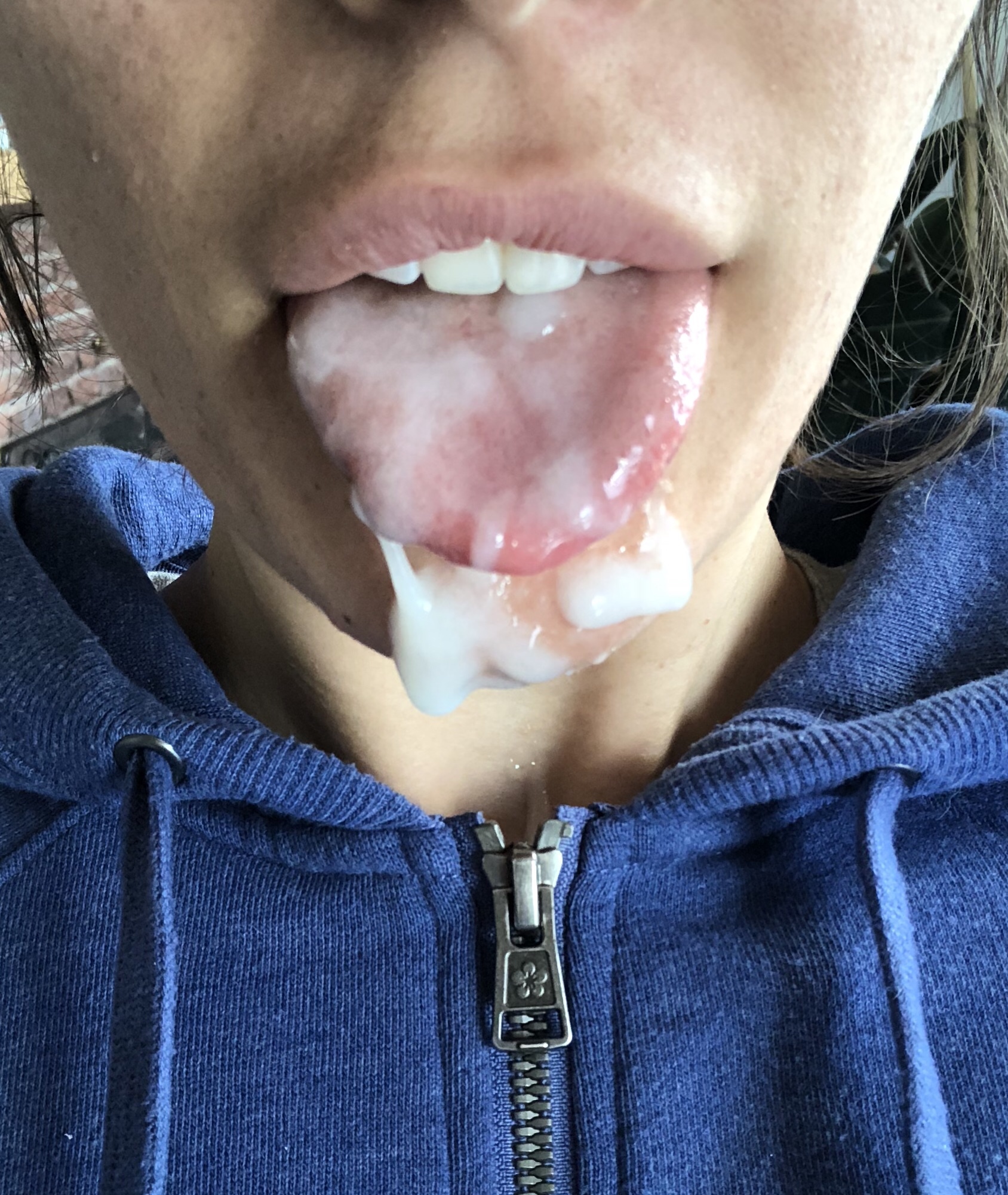 Cum on my tongue