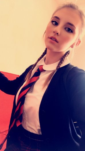 Cute uniform, cuter face