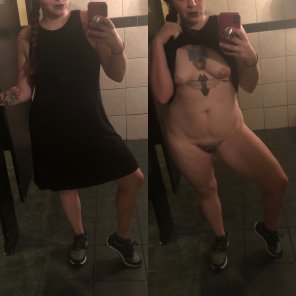amateur pic On/o[F]f public restroom nightclub working