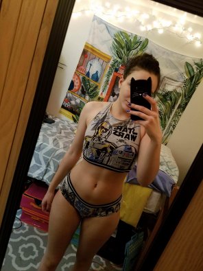 amateur pic My Star Wars shirt was popular so I went back [f]or the matching underwear ðŸ’•