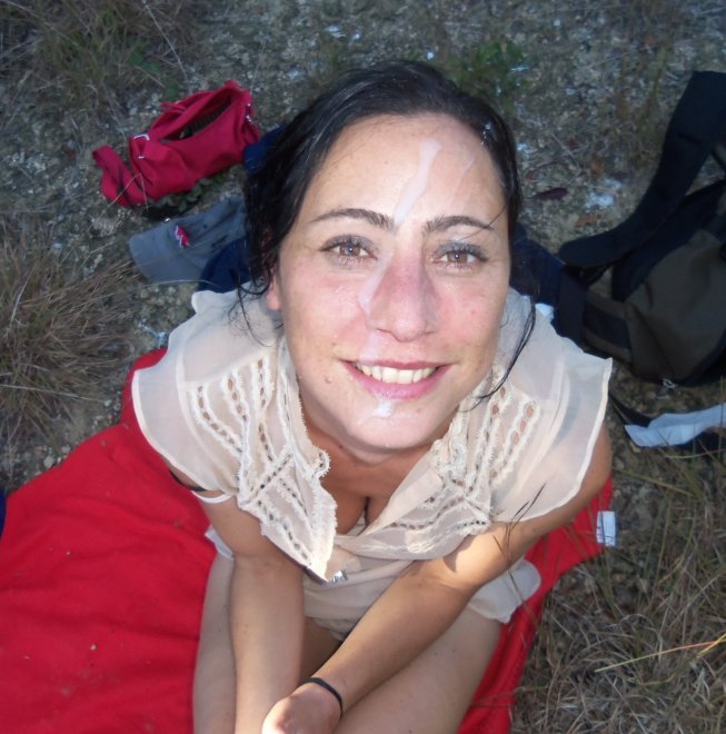 Pflegerin Minititten Outdoor Facialsex