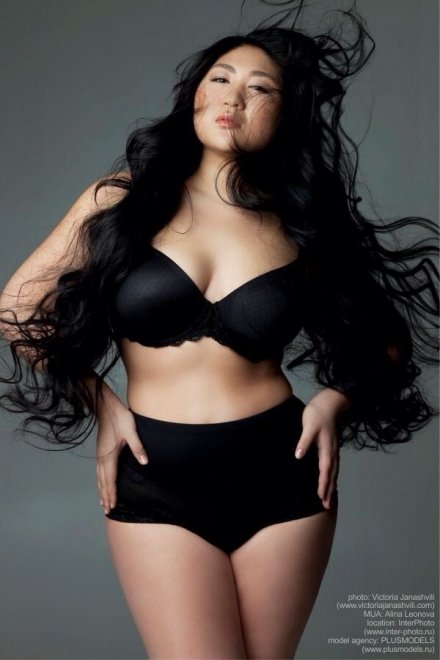 Asian models all shapes and sizes