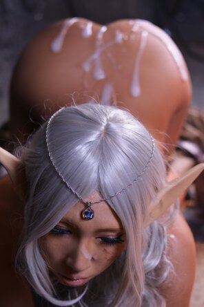 Lesben Junger Cosplay Cumshot