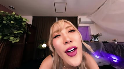 Sexy Gal's VR Face Licking & Spitting Experience B I B I V R 0 3 1