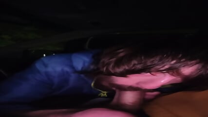 Sucking Off 24 Buddy In His Car At Night Again