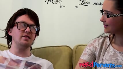 Naughty Pixxie Little Gives A Hot Blowjob To Nerdy Friend
