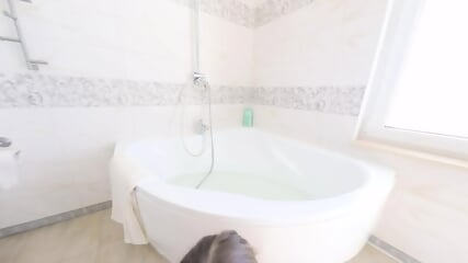 Petite Doll Hole Sucks And Fucks My Dick In The Shower
