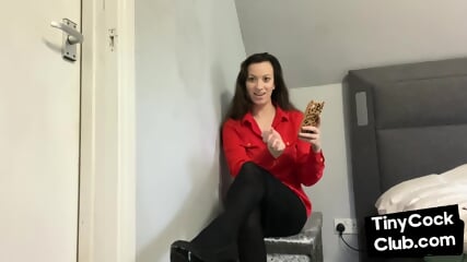 SPH Solo Domina Humiliates Pathetic Cocks From Her Phone