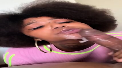 Black Girl Blowjob