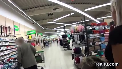 Charming Czech Teen Gets Seduced In The Shopping Centre And Rode In Pov