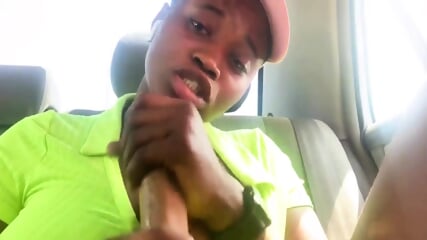 Elizabeth Fucking Her 7inches Dildo In Lagos Traffic