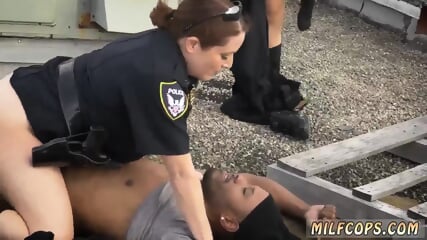 Cop Searches Teen And Milf Loves Young Black Cock Break-In Attempt Suspect Has To Plow