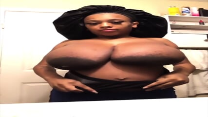 Monster Black Petite Titties