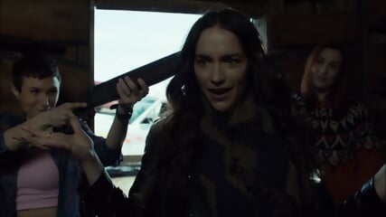 Melanie Scrofano BALLBUSTING Wynonna Earp Vengeance - Melanie Crush