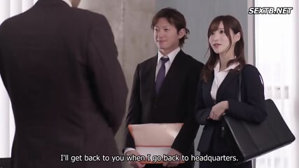 This Beautiful Lady Boss And Her Cherry Boy Employee Ended Up In The Hotel Room During Their Business Trip Together...Amatsuka