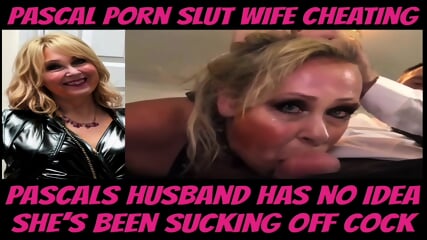 Cheat Slut Wife Pascal Porn Video - Slut Wife Giving A Slobbering DeepThroat Blowjob Training Sucking Off Big Cock Down To His Balls Posted So Her Husband Can See What The Slut Gets Upto In Her Spare Time