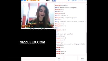 Omegle French Brunette Is Horny