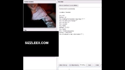 Chatroulette Swedish Teens Help Me Cum