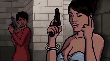 Busty Fat Blonde Anime BALLBUSTING Groin Knee PAM, Archer - Hentai Babee