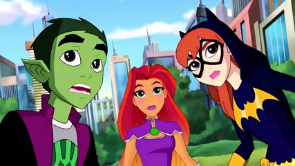 Starfire BALLBUSTING Stomp To Poor L‏ion, Teen Titans