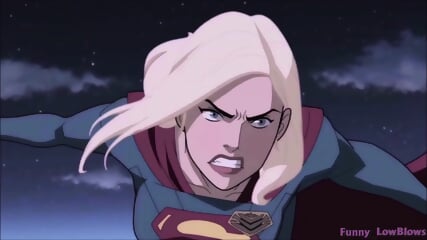 SuperGirl Vs Mon El BALLBUSTING Anime Groin Knee & Nut Punch - Super Star Xxx