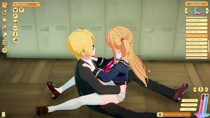 Aqua Hosino Stepbrother Fucks His Classmate Stepsister Ruby In Class!