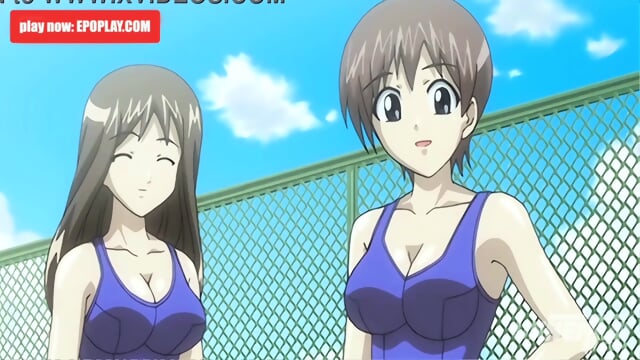 Hentai – Step Sister and Step Brother Almost Caught Fucking in the Pool