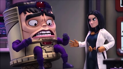 Monica Rappaccini Ballbusting MODOK Kick In The Balls Anime Ballbust