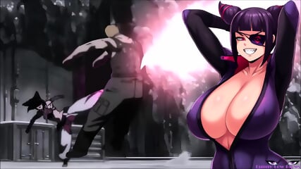 Street Fighter HAN JURY BALLBUSTING Anime Kick In The Balls - Juri Yamaguchi