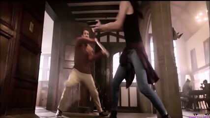 Commando 3 BALLBUSTING Angira Dhar, Adah Sharma Double Kick In The Balls INDIAN Bb