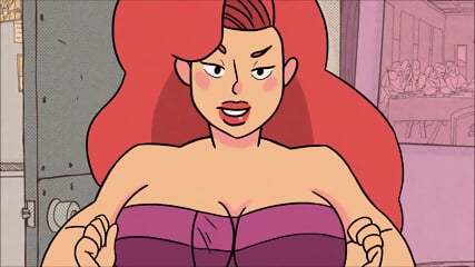 Zsazsa Zaturnnah BALLBUSTING Busty Redhead Anime Kick In The Balls Nutcrack - Animergamergirl