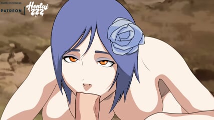 NARUTO KONAN BLOWJOB POV HENTAI